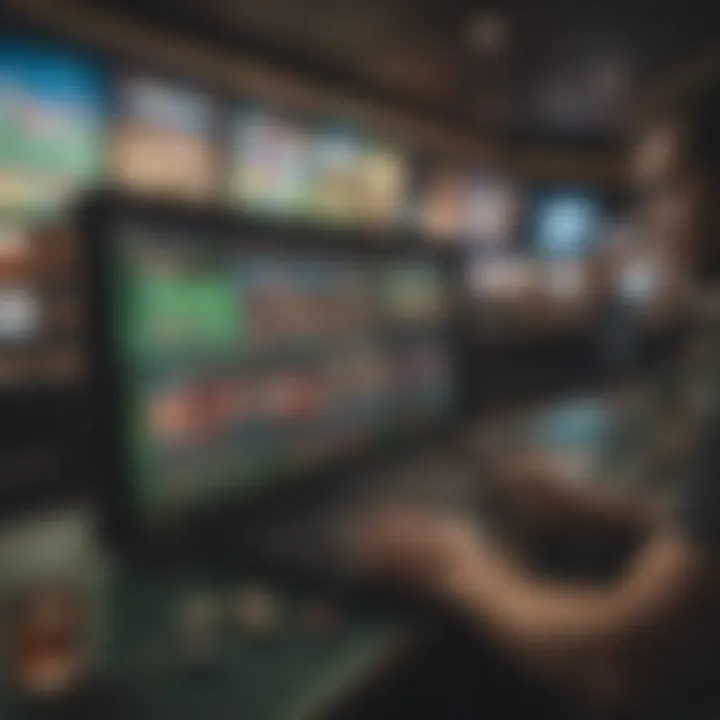 User interface of popular sports betting platforms in Australia