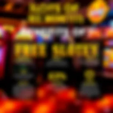 Infographic highlighting advantages of no deposit slots