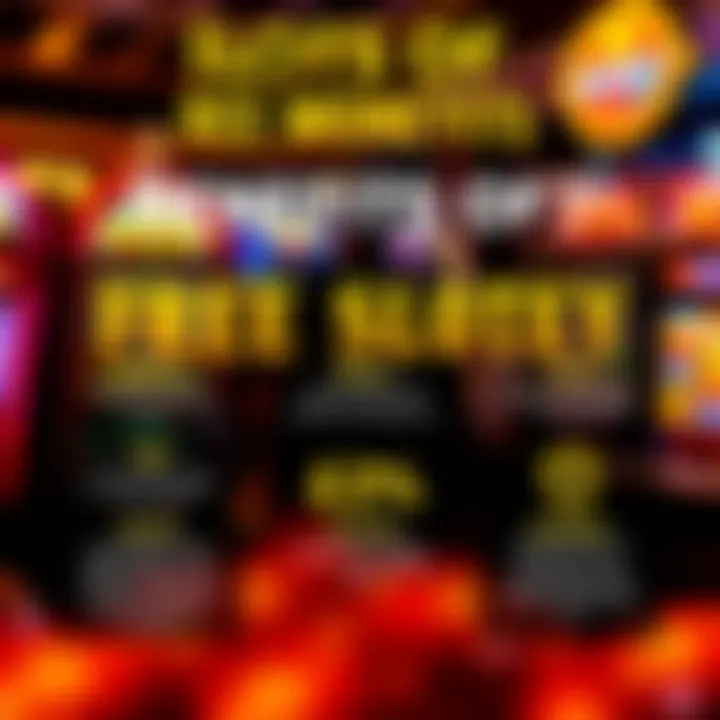 Infographic highlighting advantages of no deposit slots