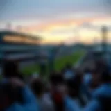The Excitement of Ascot Racecourse A grand view of the Ascot Racecourse during a race day, showcasing the excitement and electrifying atmosphere.