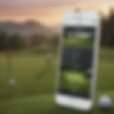 User-Friendly Golf Betting App Interface Golf betting app interface showcasing odds and features
