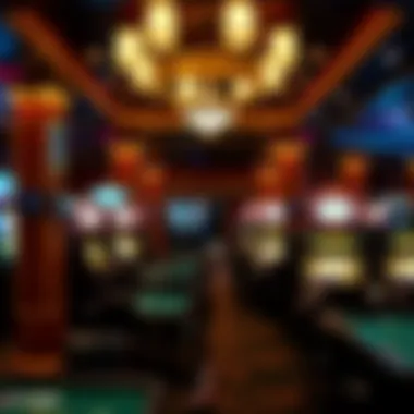 Interior of Boonville Casino showcasing gaming tables