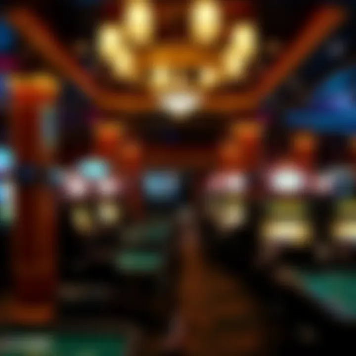 Interior of Boonville Casino showcasing gaming tables