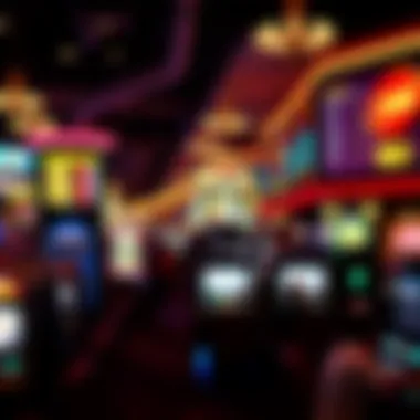 Boonville Casino During Peak Hours Crowded gaming area during peak hours