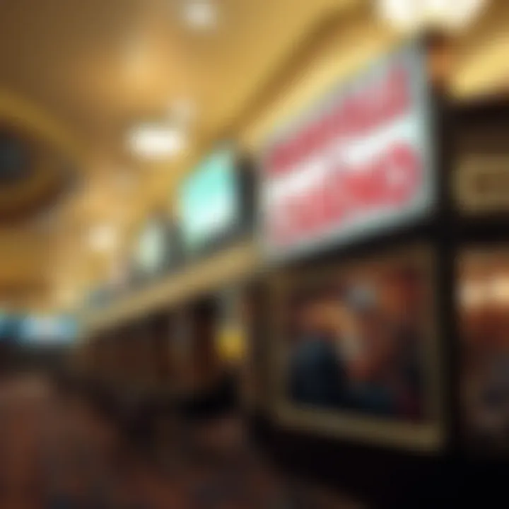 Signage for special events at Boonville Casino