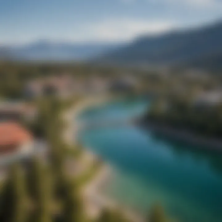 Scenic view of South Lake Tahoe surrounding the resort