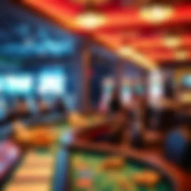 Diverse Gambling Experiences in Casinos A vibrant casino environment showcasing various games