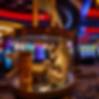 Cultural Heritage at Chukchansi Casino Cultural artifacts displayed within the casino, showcasing the local heritage