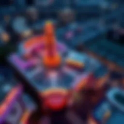 Aerial view of Circa Circus Las Vegas showcasing its unique architecture