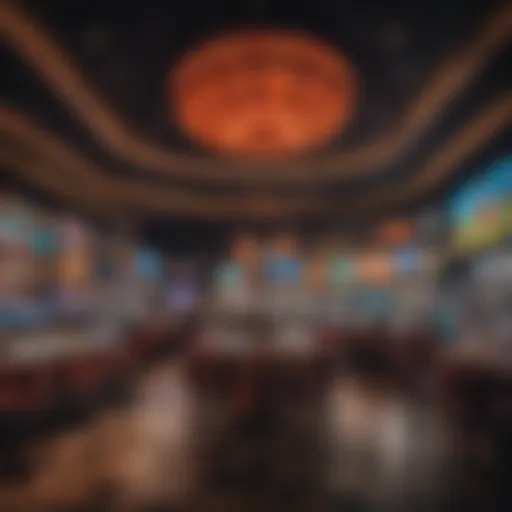 A panoramic view of Circa Vegas Sportsbook showcasing its vibrant atmosphere.