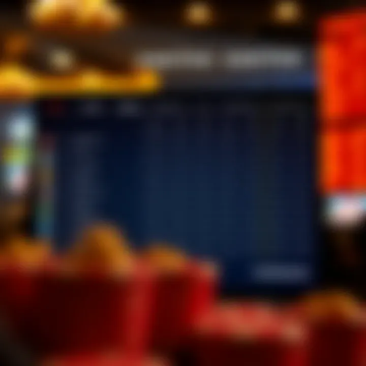 Comparison chart of various online casinos and their offers