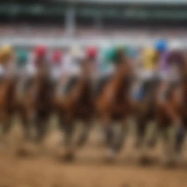 Formal gathering at a horse racing event highlighting its cultural significance