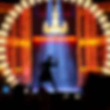 Mesmerizing Artistic Performance A stunning performance at the Cosmopolitan of Las Vegas showcasing artistic talent