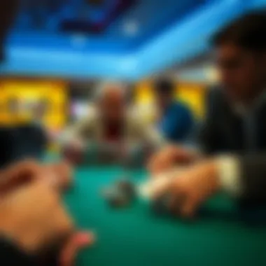 Poker Gaming in Casino Culture Cultural influences of poker gaming showcased in a casino setting