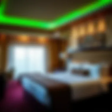 Luxurious hotel accommodations showcasing comfort and style