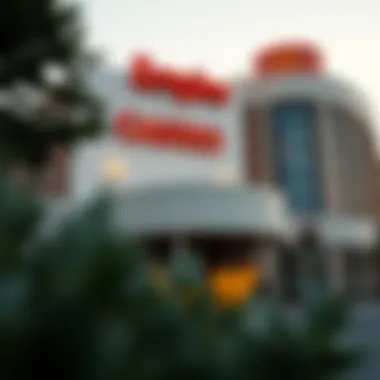 Exterior view of Empire Casino showcasing modern architecture