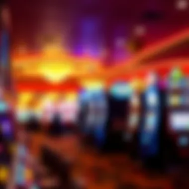 Interior gaming floor filled with diverse slot machines