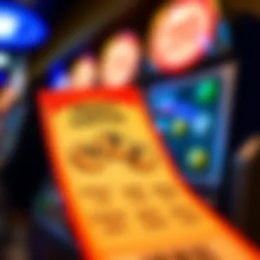 A vibrant representation of free lotto tickets