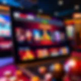 Exciting online casino interface showcasing various games