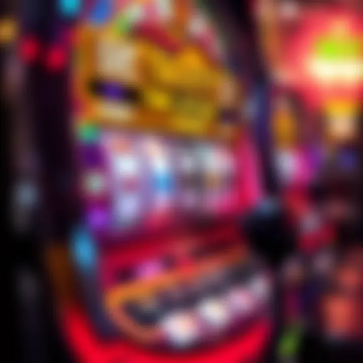 Detailed illustration of slot machine mechanics and payout structures