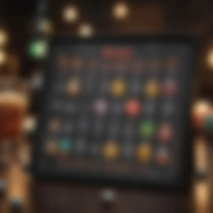 A visually appealing chart illustrating the advantages of playing blackout bingo online.