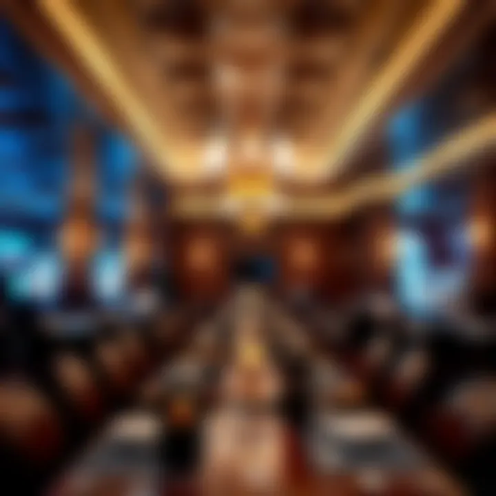 Cozy dining atmosphere with elegant decor