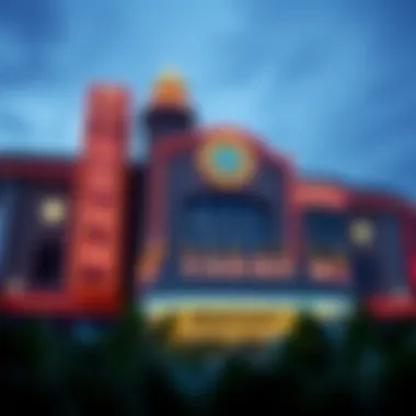 Iconic Casino Architecture Exterior view of a popular casino