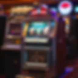 A vintage coin slot machine showcasing its intricate mechanics and historical design.