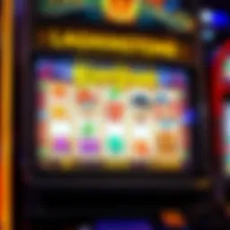 Visual representation of the Flintstone slot machine interface