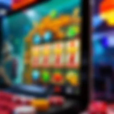 User interface showcasing in-game features and mechanics