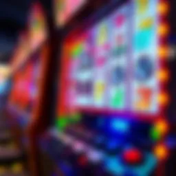 Vibrant slot machine interface
