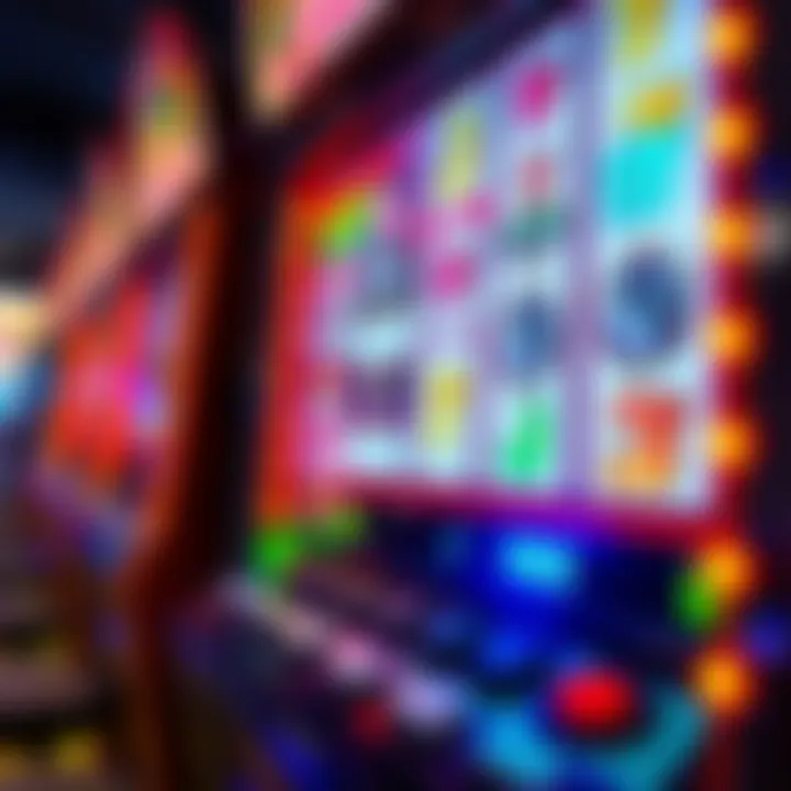 Vibrant Slot Machine Interface Vibrant slot machine interface