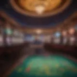 Virtual casino environment showcasing vibrant gameplay