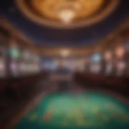 Virtual casino environment showcasing vibrant gameplay