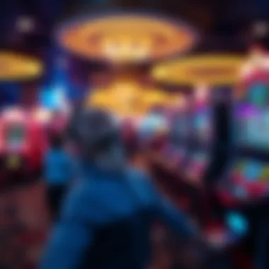 A joyful atmosphere in a virtual casino setting