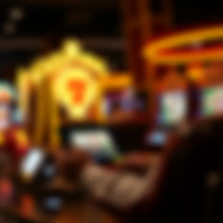 Player engaging with free slot games on a digital device