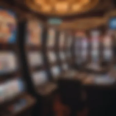 Diverse Gaming Options in Las Vegas A close-up of diverse gaming options available at a Las Vegas venue.