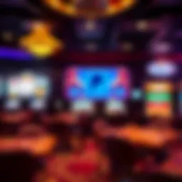 Virtual casino environment showcasing PayPal options