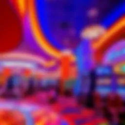 Interior view showcasing the vibrant atmosphere of Google Winstar Casino