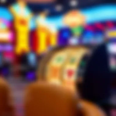 Infographic illustrating the monetization strategies of online casino slots