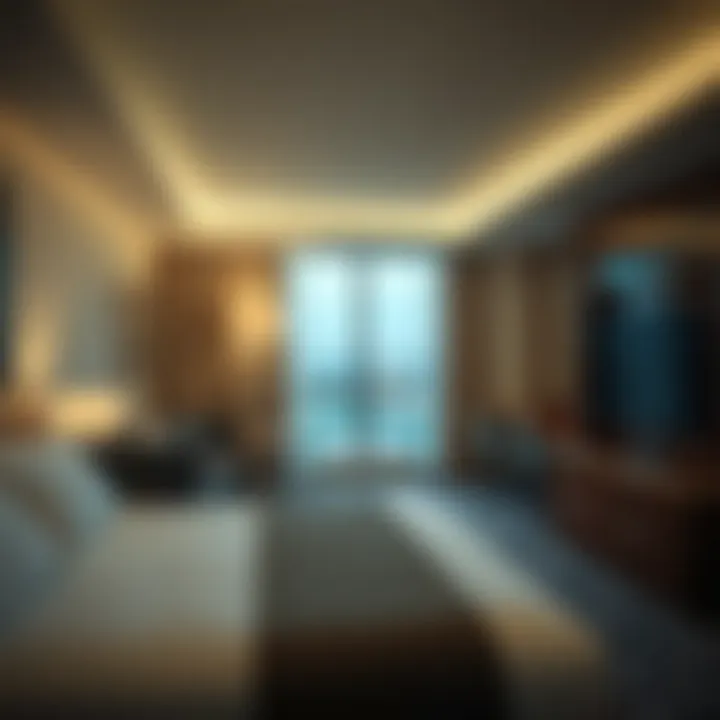 Comfortable Room with Modern Touches Cozy hotel room with modern amenities