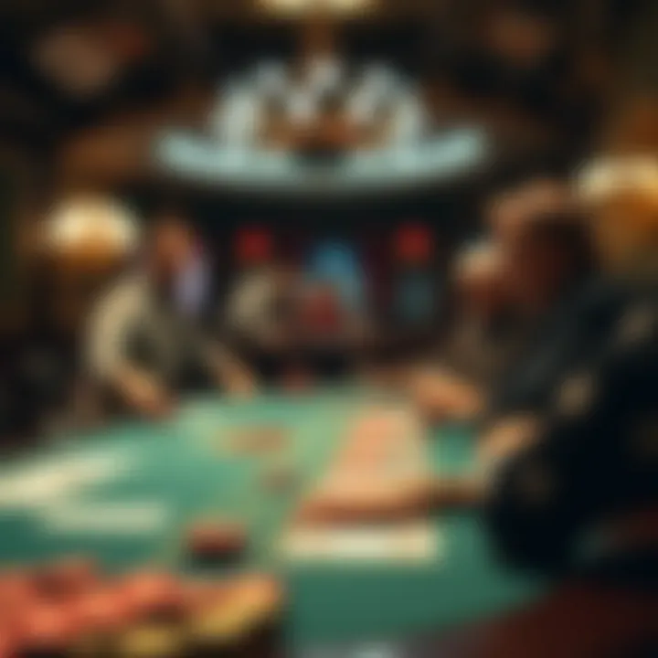 A historical depiction of the evolution of blackjack through the ages