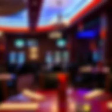A cozy dining area within the casino, highlighting the culinary offerings available to guests.