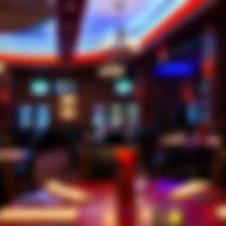 A cozy dining area within the casino, highlighting the culinary offerings available to guests.