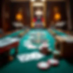 A cozy home poker setup with cards and chips