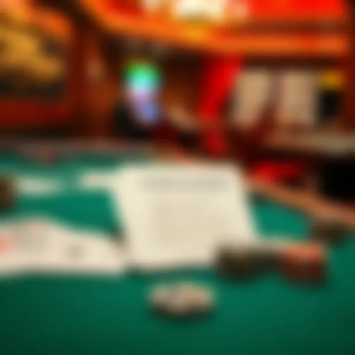 Unique Poker Game Rules A collection of unique poker game rules displayed on a table