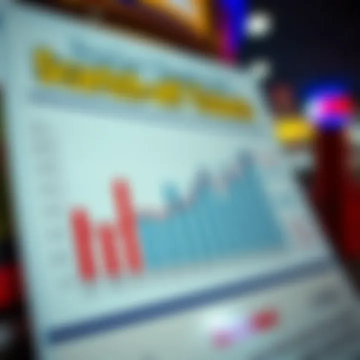 A chart illustrating market trends in Georgia's scratch-off ticket sales