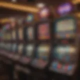 A vibrant display of slot machines at Oaklawn Casino