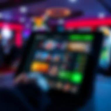 Diverse Betting Varieties Available A variety of betting options showcased on a digital device