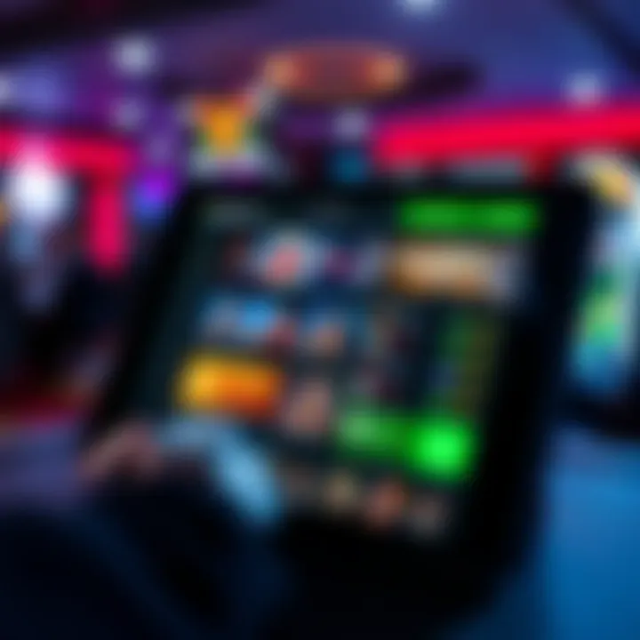 Diverse Betting Varieties Available A variety of betting options showcased on a digital device